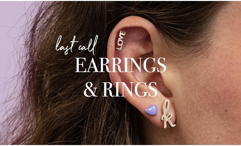 Last Call Earrings and Rings