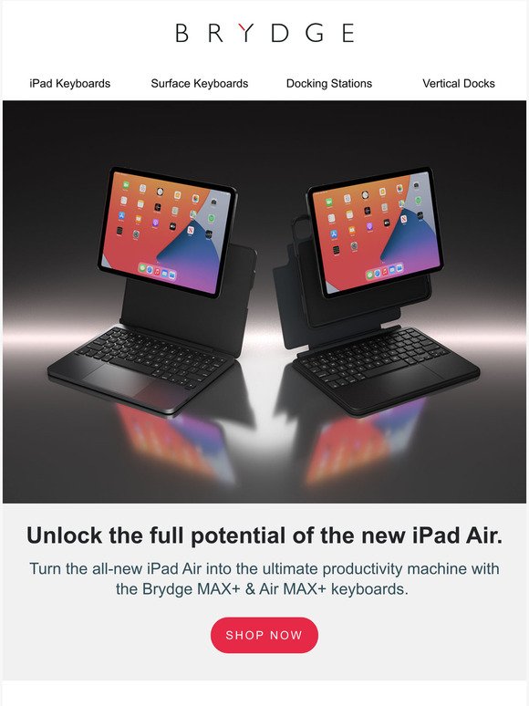 Unlock the full potential of the new iPad Air.
