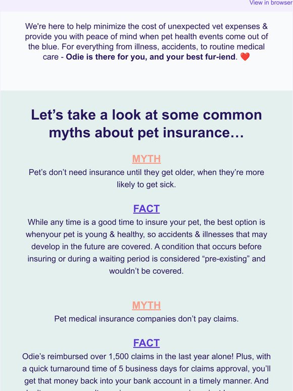 Are these myths about pet insurance true? 