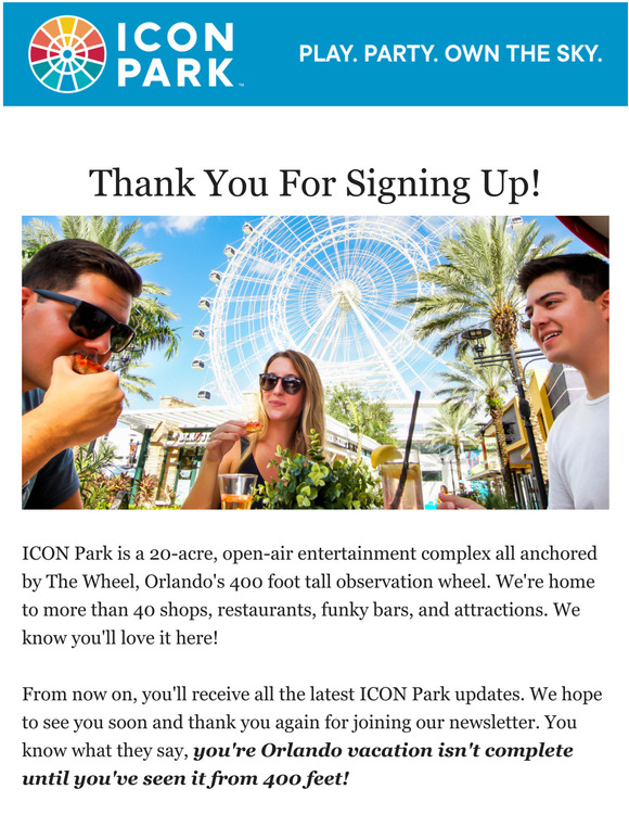 ICON Park | Play. Party. Own The Sky.