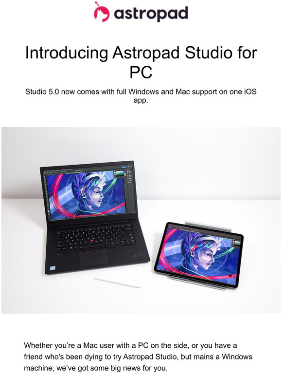 Astropad Studio Launches for PC - Astropad