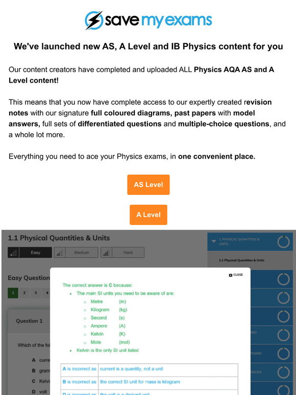 Save My Exams: NEW! Downloadable CIE IGCSE Physics Revision Notes | Milled