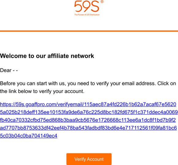 Verify your account to get started