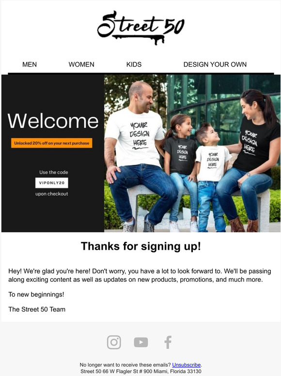 Thanks for signing up!