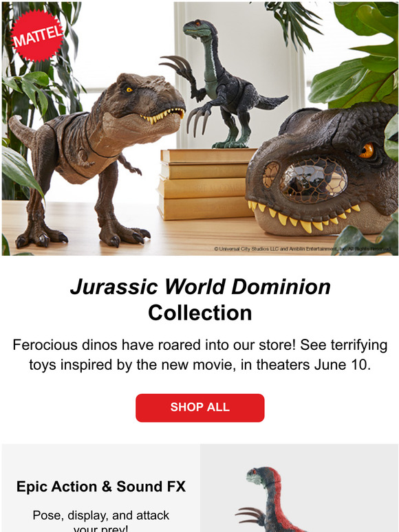 Jurassic World toys have just stomped in!