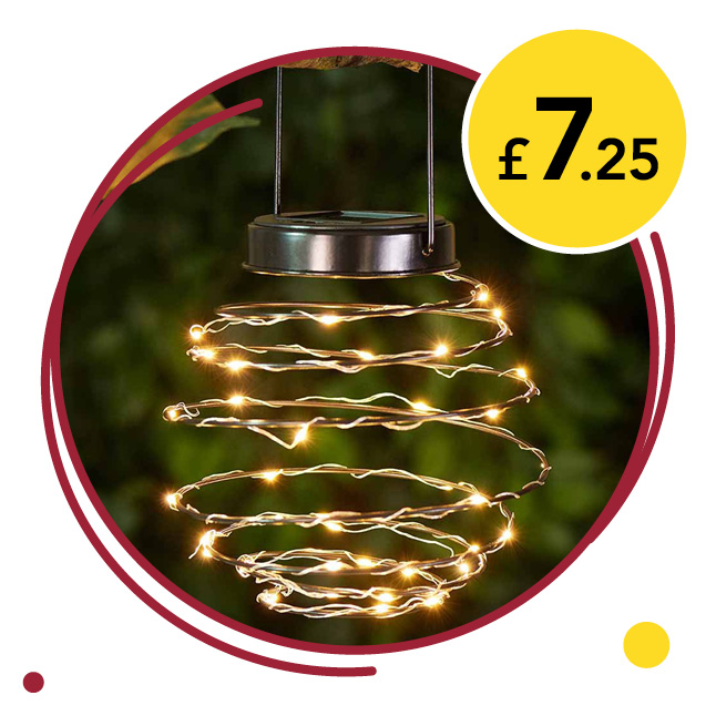 wilko spiral lantern