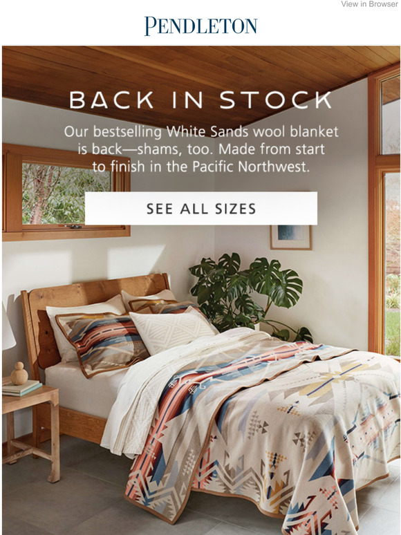 Pendleton Woolen Mills It's finally back Milled