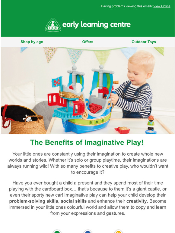 Early Learning Centre The Benefits of Imaginative Play Milled