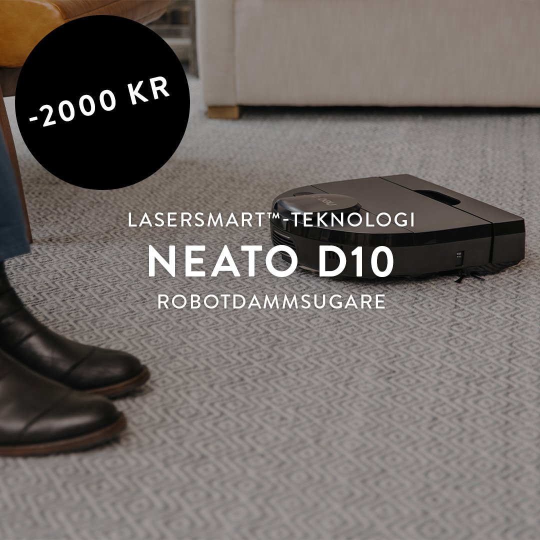 Neato D10 Intelligent robotdammsugare