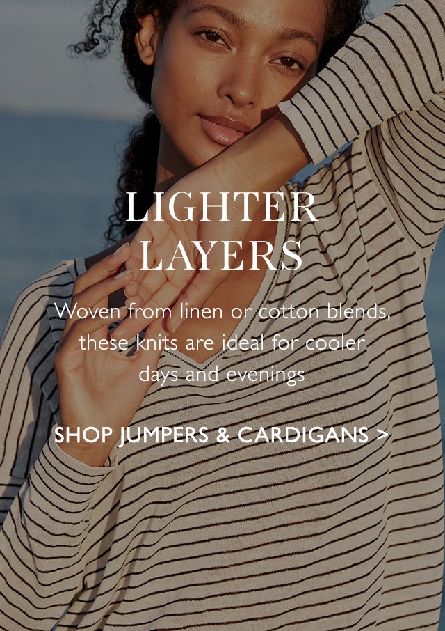 Lighter layers | SHOP JUMPERS & CARDIGANS