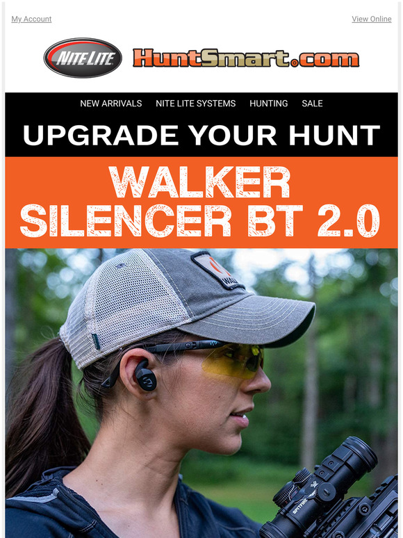 HuntSmart **NEW** Walker Silencer BT 2.0 Milled
