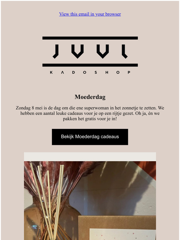8 mei Moederdag Zet haar in het zonnetje met een leuke kadoset!