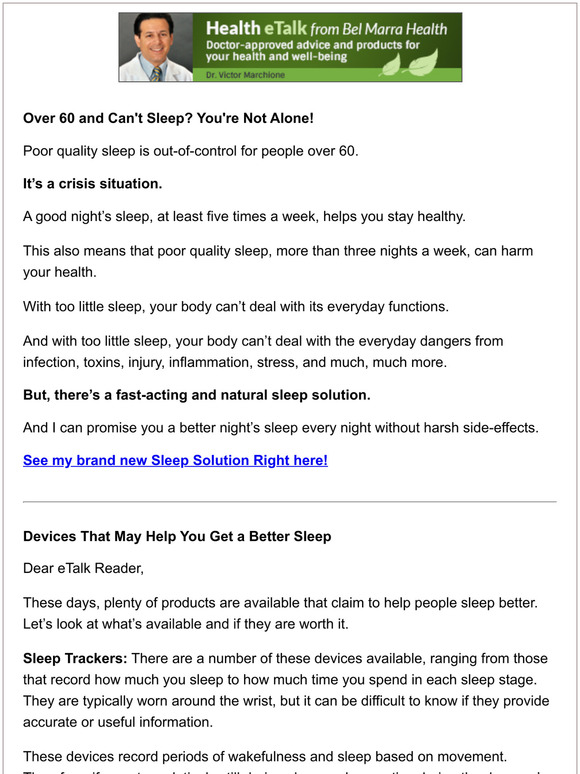 A Device For a Better Nights Sleep?