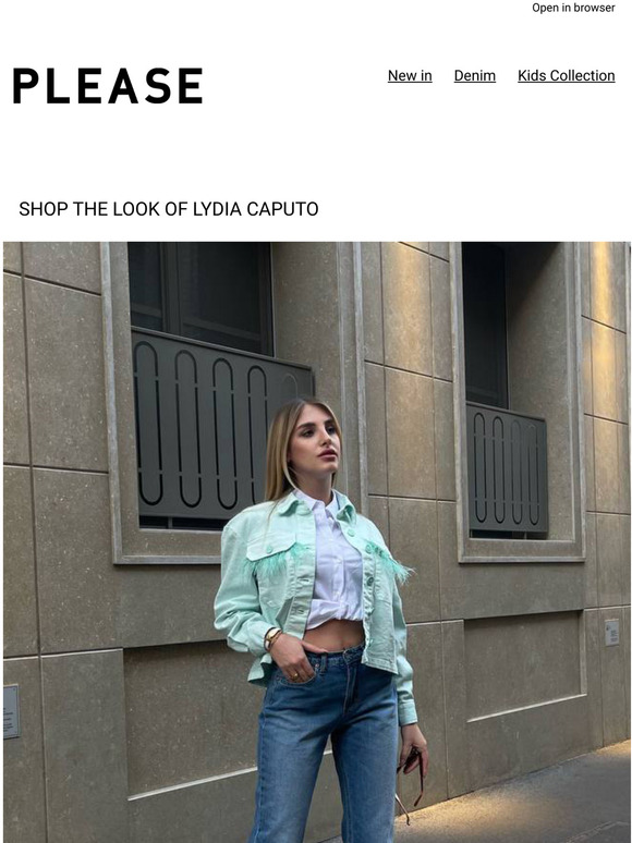Shop the look: Lydia Caputo's unusual denim