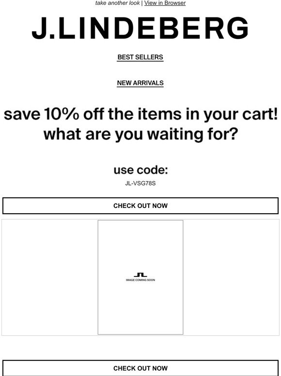 How About 10% Off Items In Your Cart?