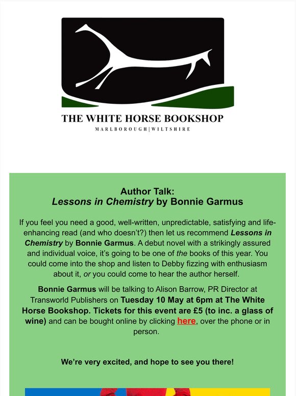 Author Talk: 'Lessons in Chemistry' by Bonnie Garmus