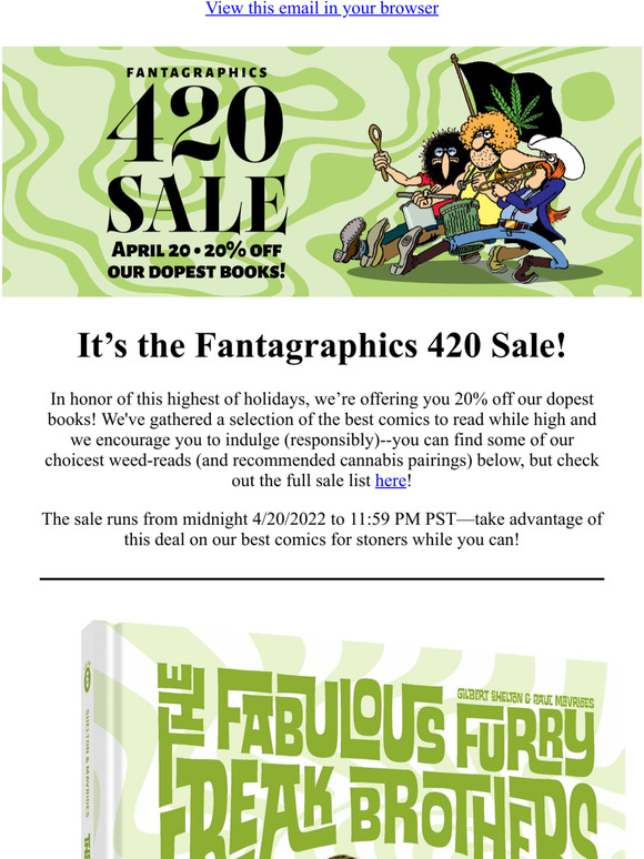 It's the Fantagraphics 420 Sale!