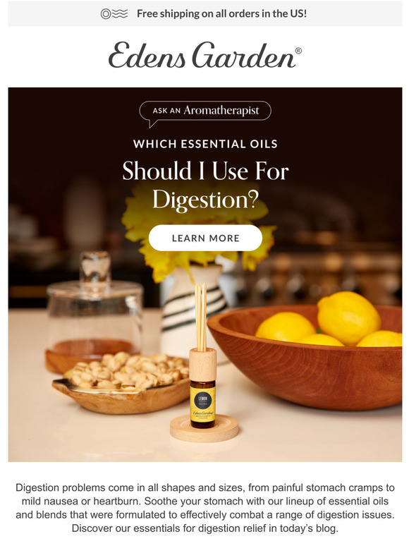 Edens Garden Best Essential Oils For Digestion Milled