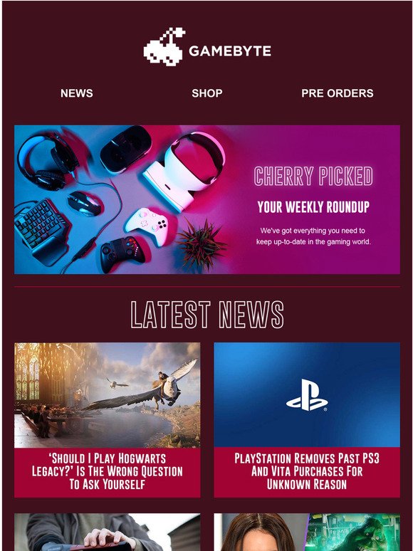Your weekly gaming round-up