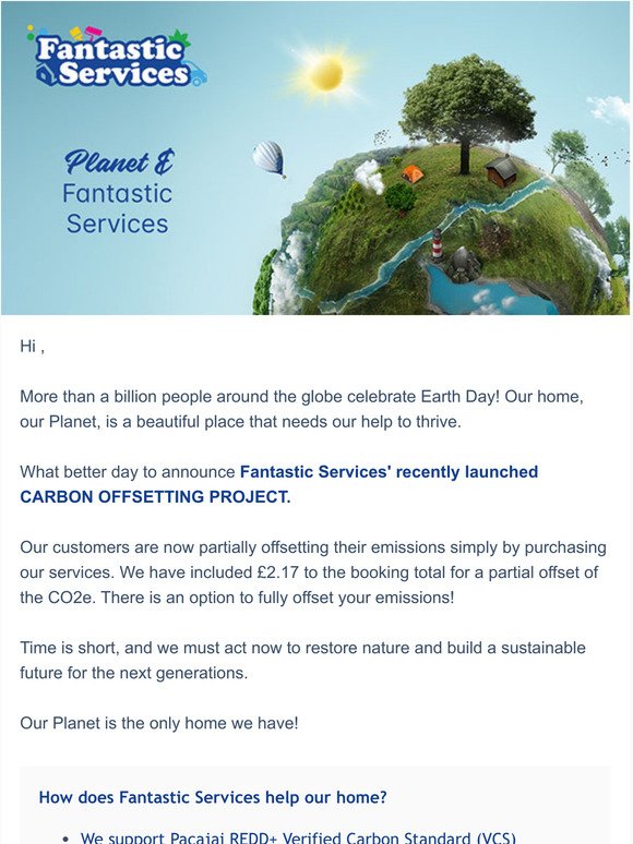 Our Planet & Fantastic Services