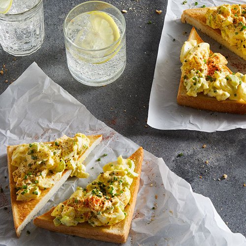 Deviled Egg Salad on Toast Is the Best of *All* Worlds