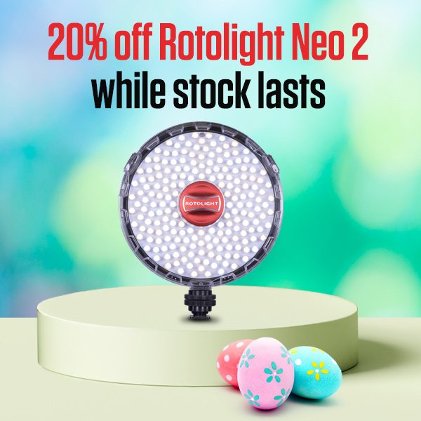 20% off Rotolight Neo 2 while stock lasts