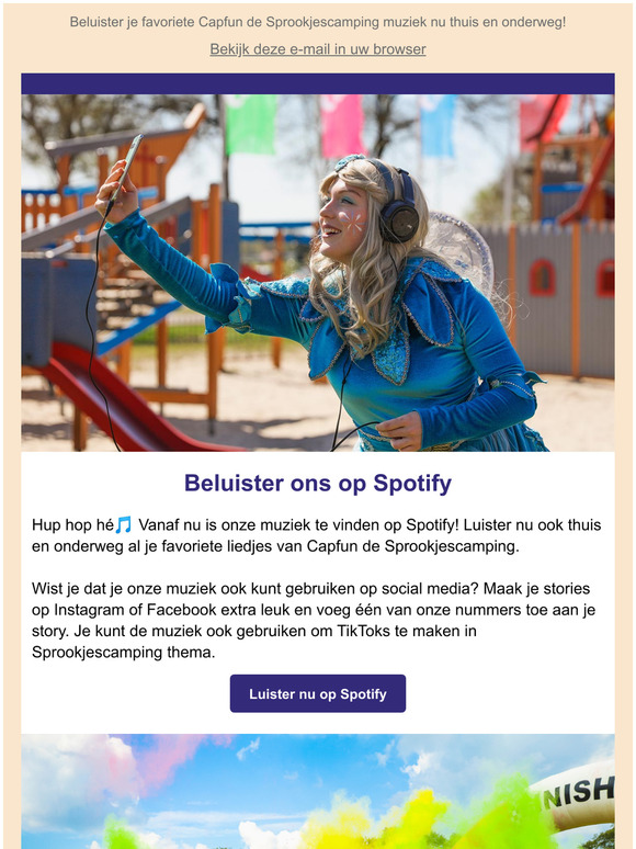 Beluister onze muziek op Spotify & animatie in de meivakantie