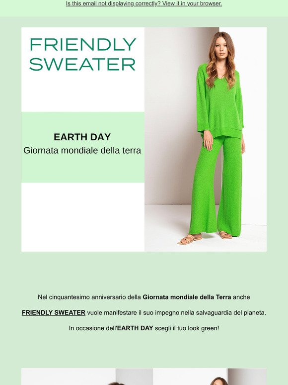 FRIENDLY SWEATER: EARTH DAY