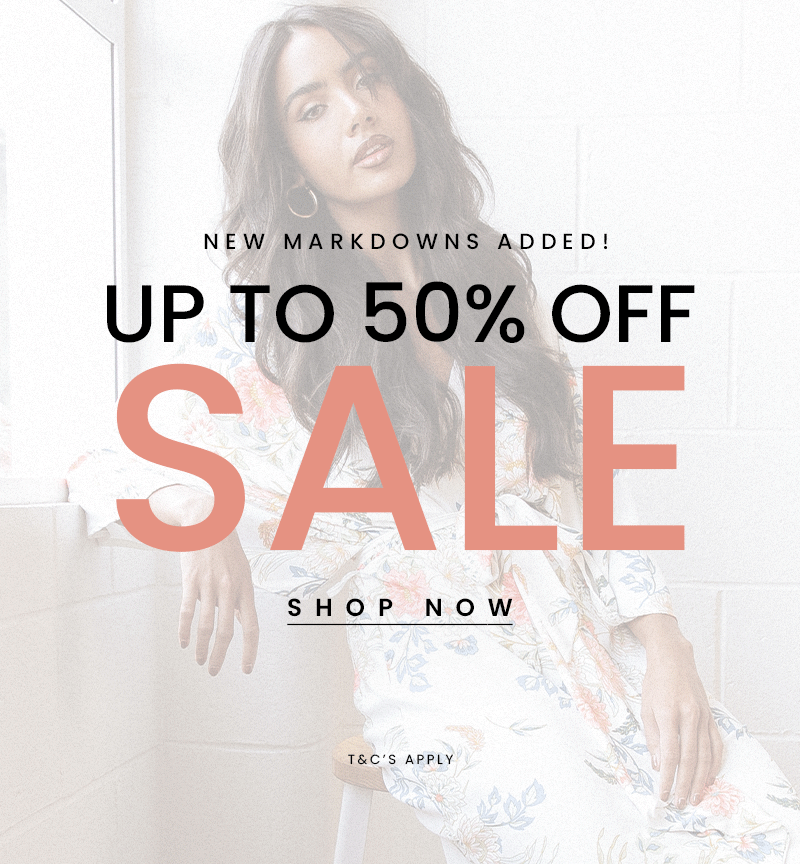 up to 50% off sale