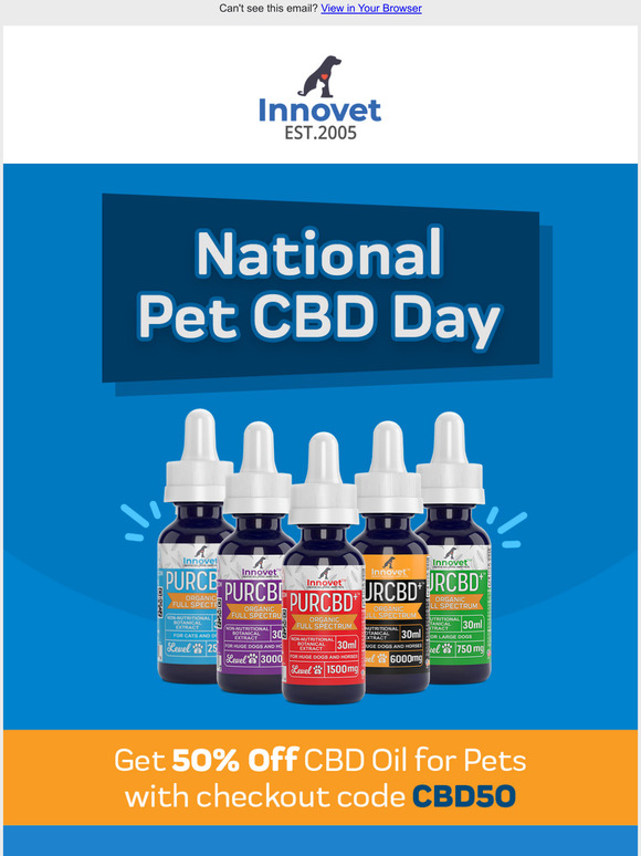 50% Off CBD Oil For Pets