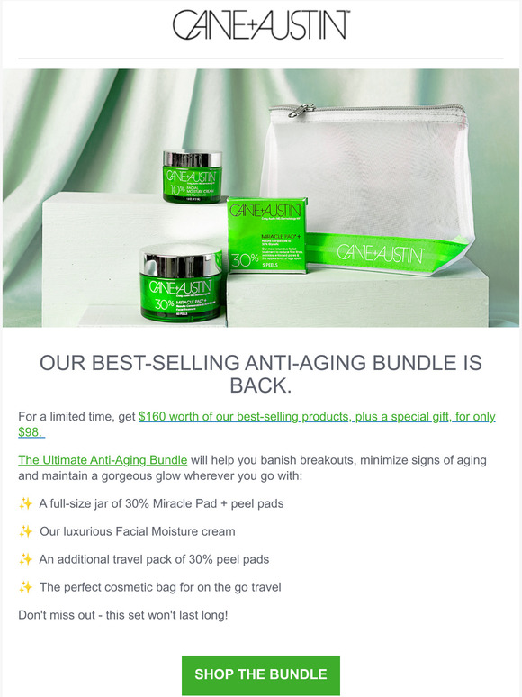 Cane + Austin ITS BACK Milled