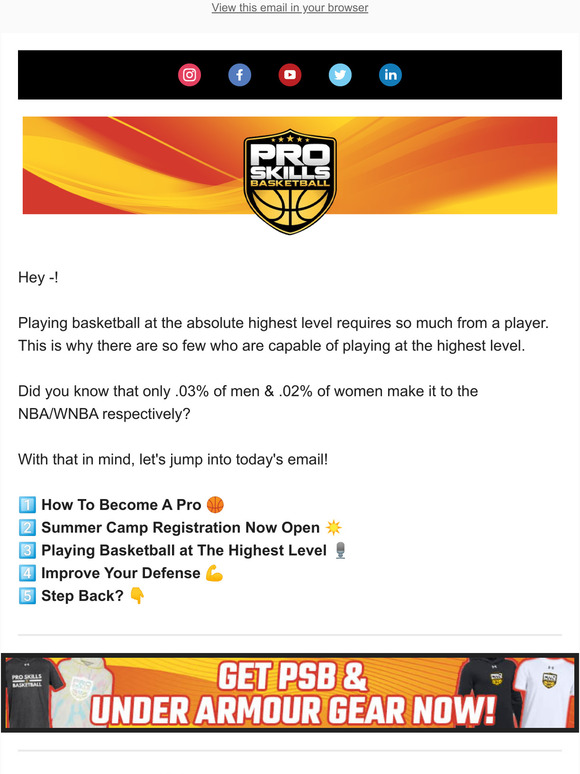 Pro Skills Basketball what's it take to be a pro? Milled