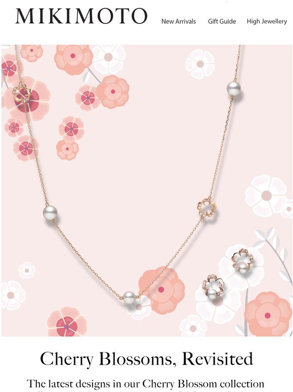 Mikimoto Cherry Blossom Earrings MEA10262NDXZ