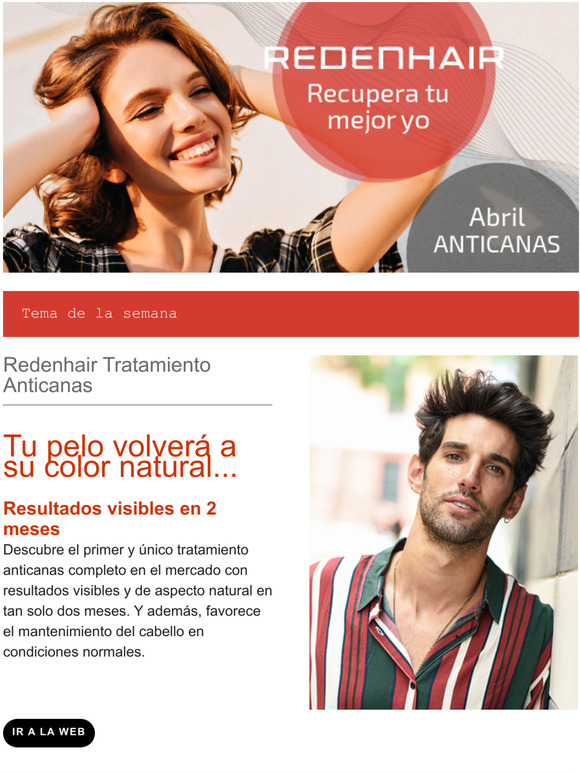 Devuelve a tu pelo su color natural con Redenhair