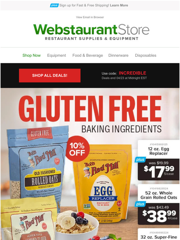 Webstaurant Store EVERYTHING you need at Incredible prices Milled