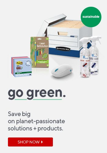 go green. | Save big on planet-passionate solutions + products 