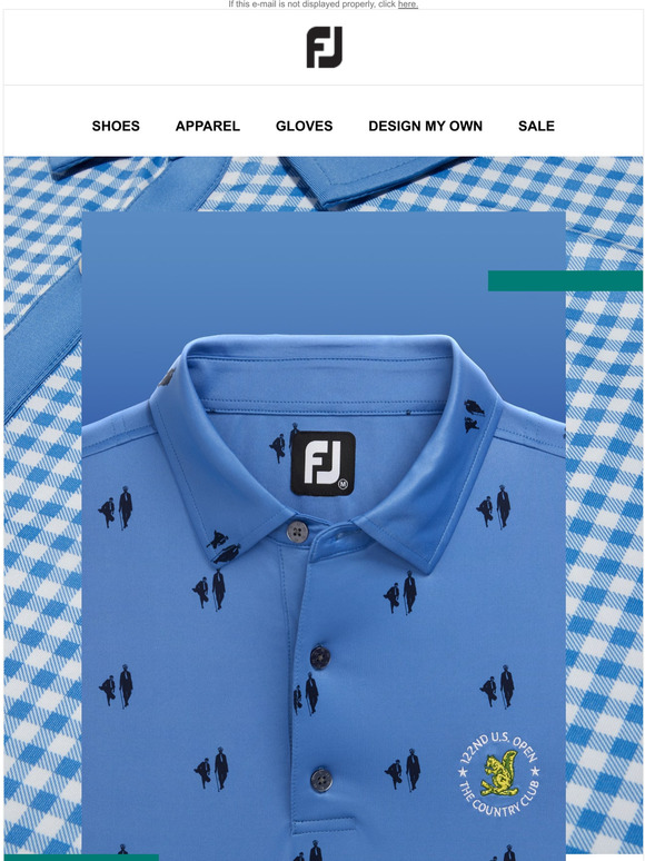 FootJoy 2022 U.S. Open Apparel The Return to The Country Club Milled