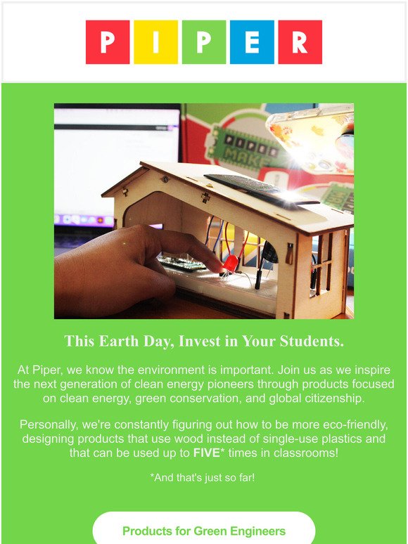 Inspire your Green Engineer  Happy Earth Day 2022