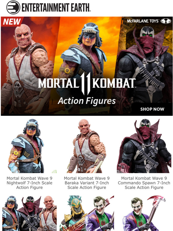 New Mortal Kombat Action Figures! Milled