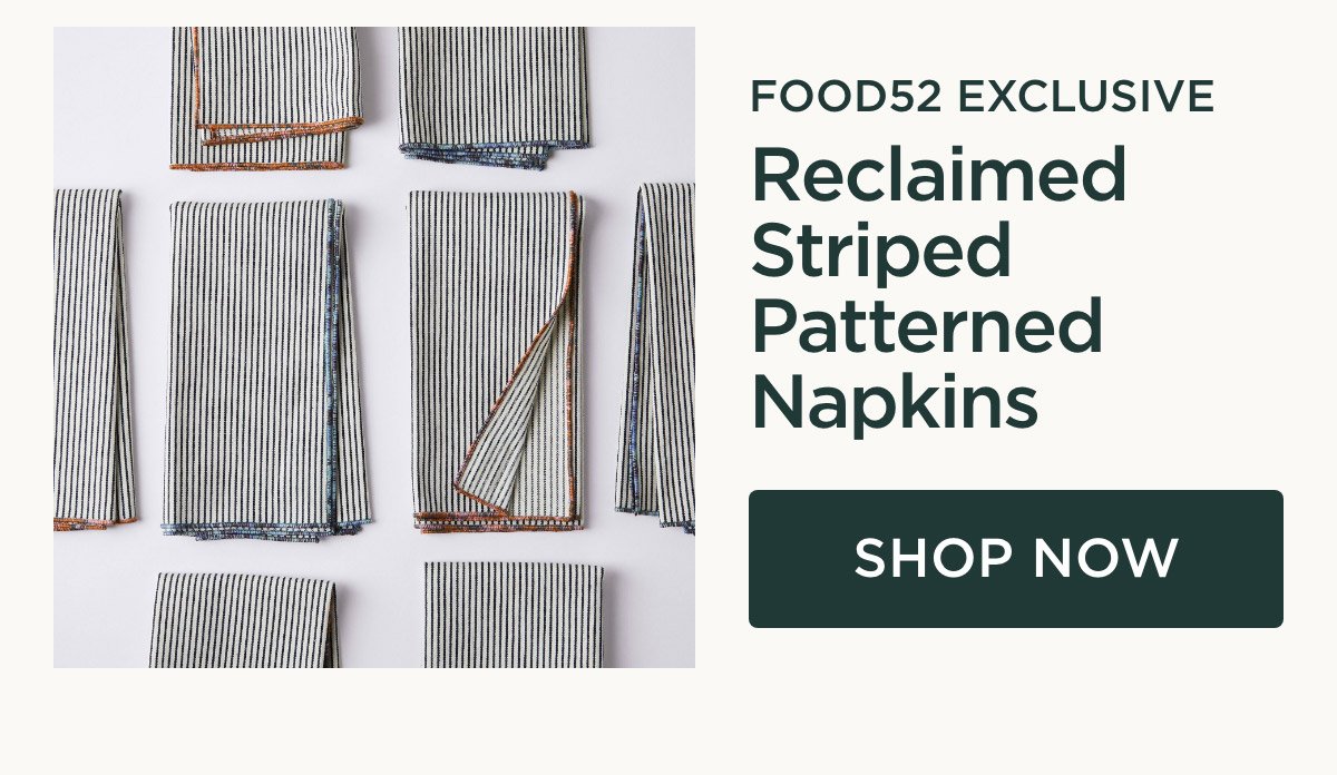 Reclaimed Striped Patterned Napkins