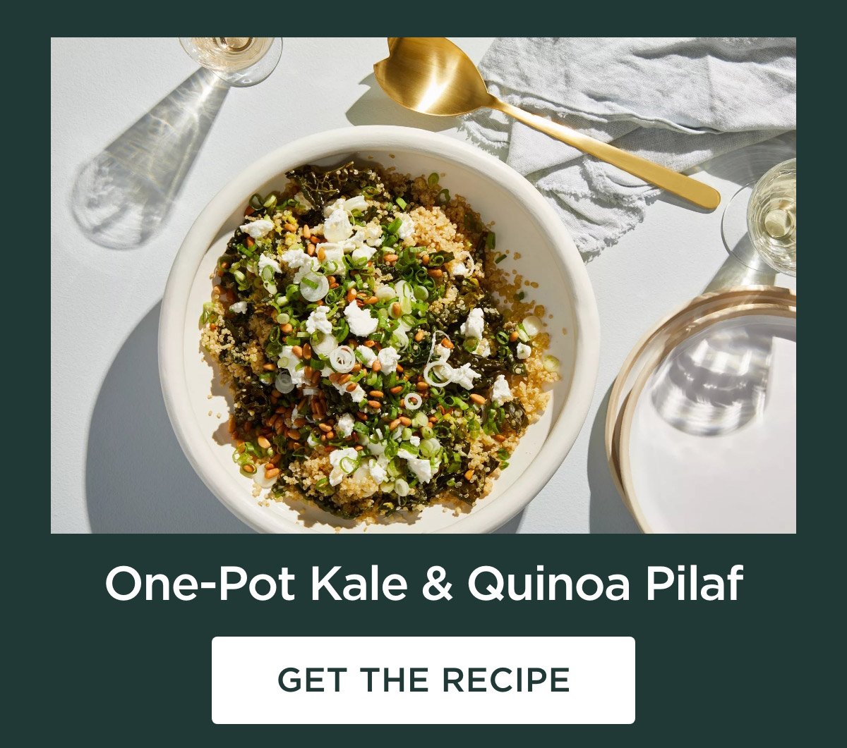 One-Pot Kale & Quinoa Pilaf
