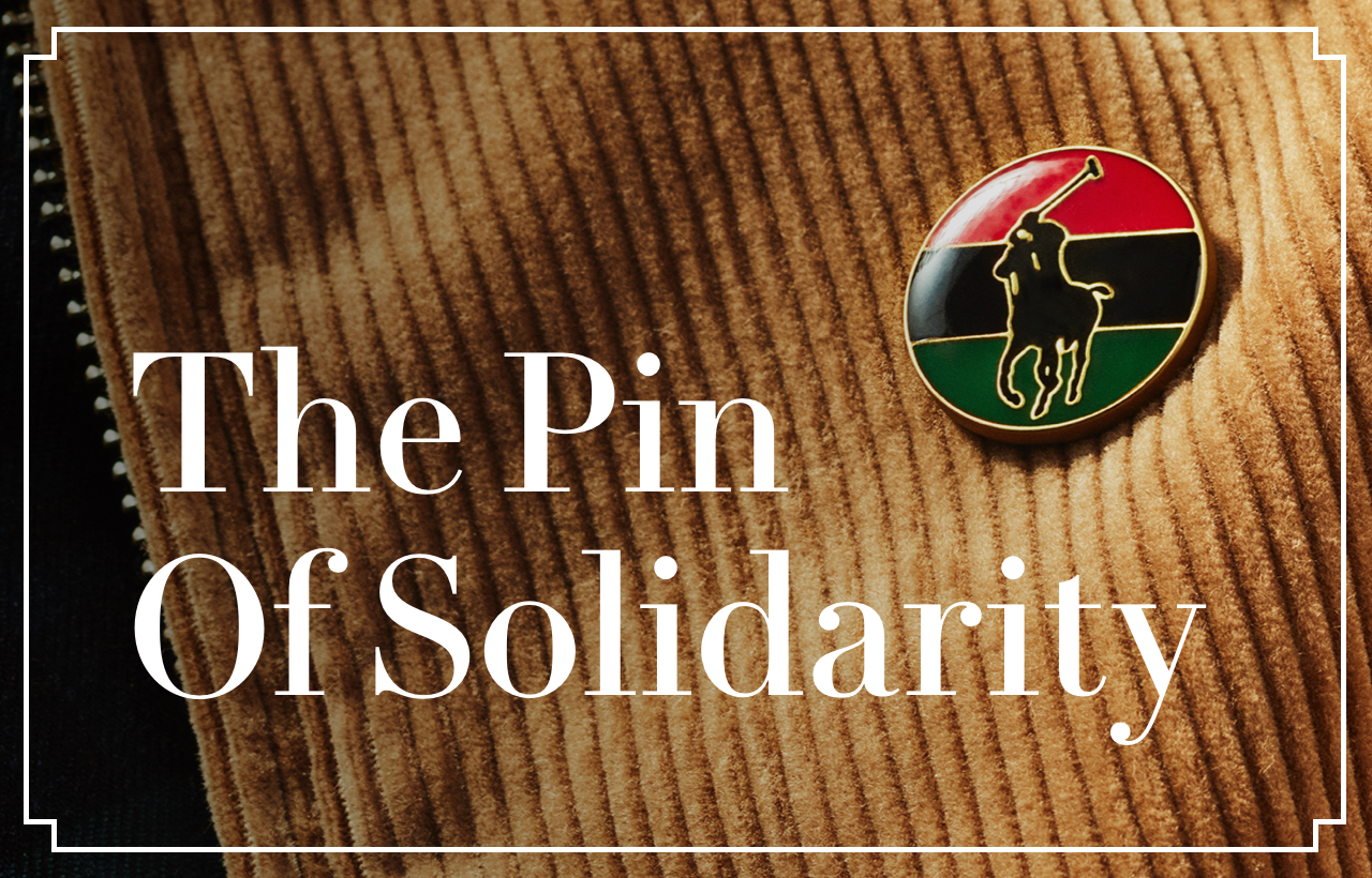 Pin of discount solidarity ralph lauren