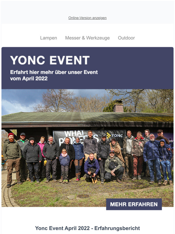 Yonc Event - Erfahre hier mehr ber unser Event vom April 2022