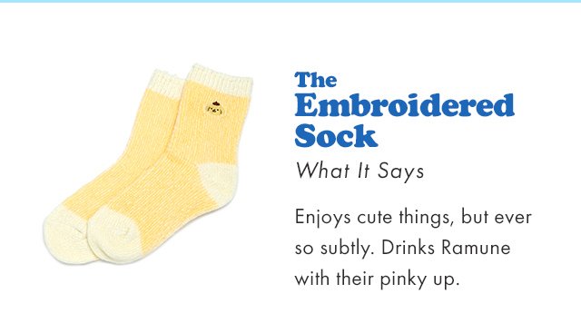 The Embroidered Sock