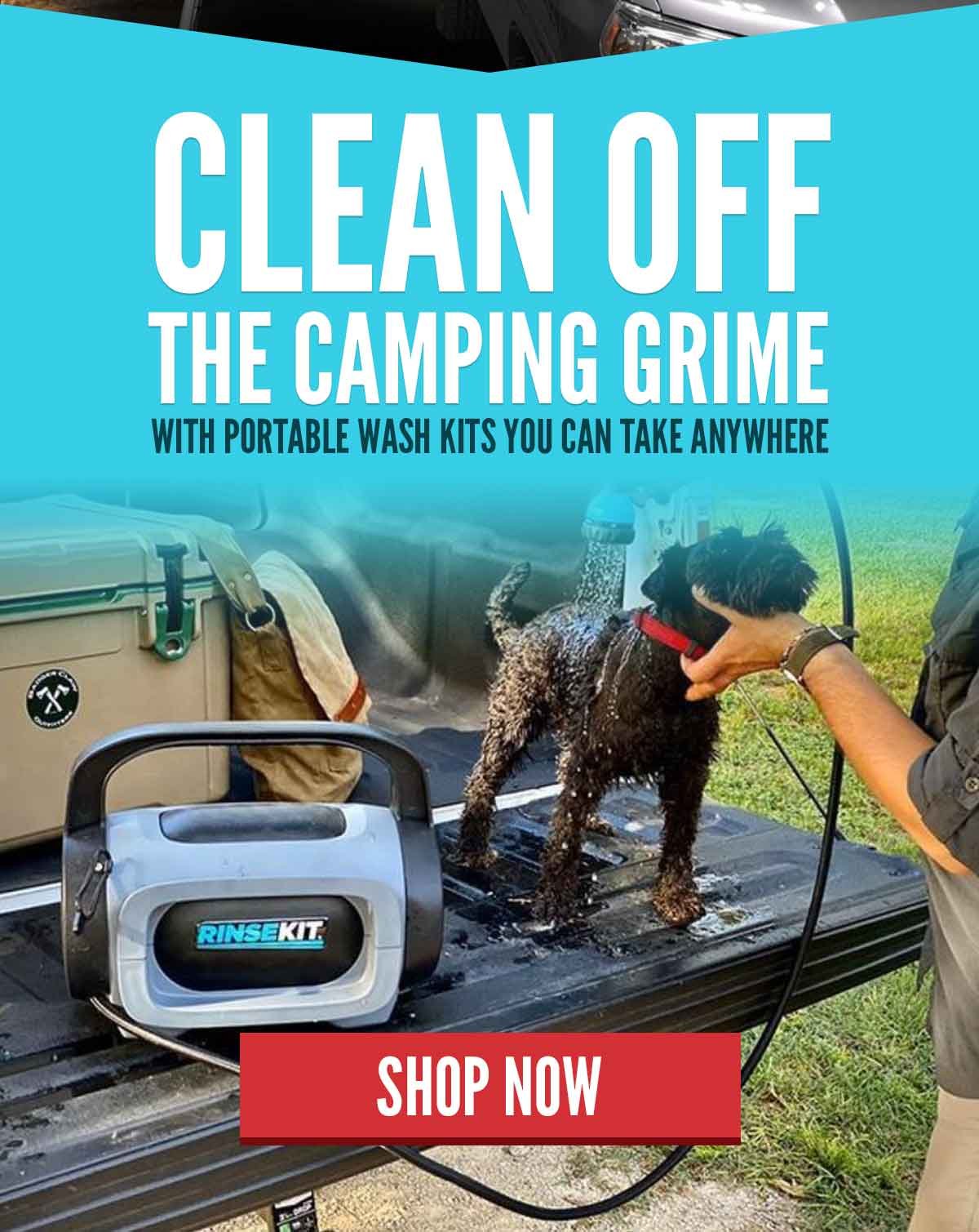Clean Off The Camping Grime With Portable Wash Kits You Can Take Anywhere