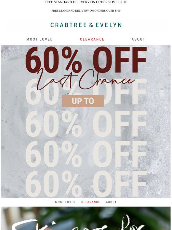 Last Chance - Up to 60% off