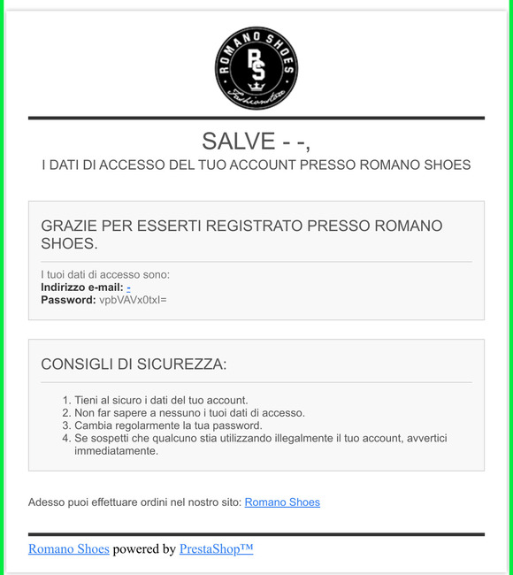 [Romano Shoes] Benvenuto!