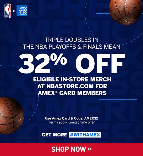 32% Off NBA Store for AMEX : r/amex