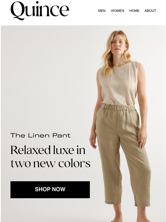 Quince Linen Pants in new colors? Yes please! Milled