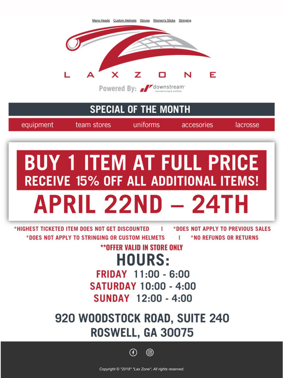 Save 15% At Lax Zone